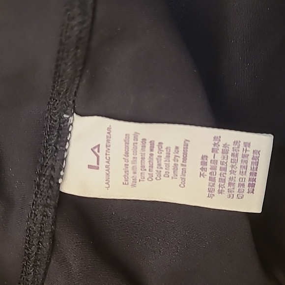 BLACK LANIKAR ACTIVEWEAR HALTER STRAPPY BACK COMPRESSION JUMPSUIT SIZE XS - Picture 5 of 5